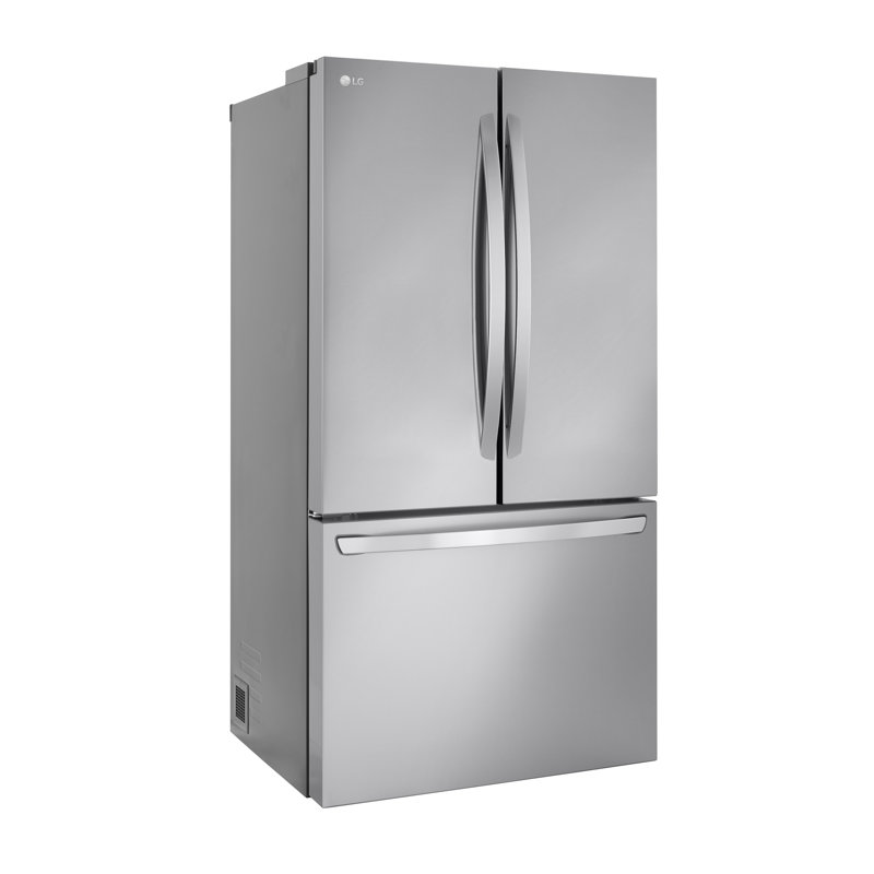 27 cu. ft. Smart Counter-Depth MAX French Door Refrigerator with Internal Water Dispenser in PrintProof Stainless Steel