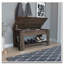 Table de rangement à 1 tablette avec couvercle Karmen - brun foncé-1481338005