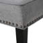 Fauteuil club occasionnel en tissu gris, 27,66 po Largeur, hauteur de 32,4 po, profondeur de 27,28 po, pavillon de 25,4 lb de hauteur, largeur, profondeur,