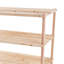 Étagère à chaussures en bois à 4 niveaux pour garde-robe, salle de bain, vestibule Lavish Home