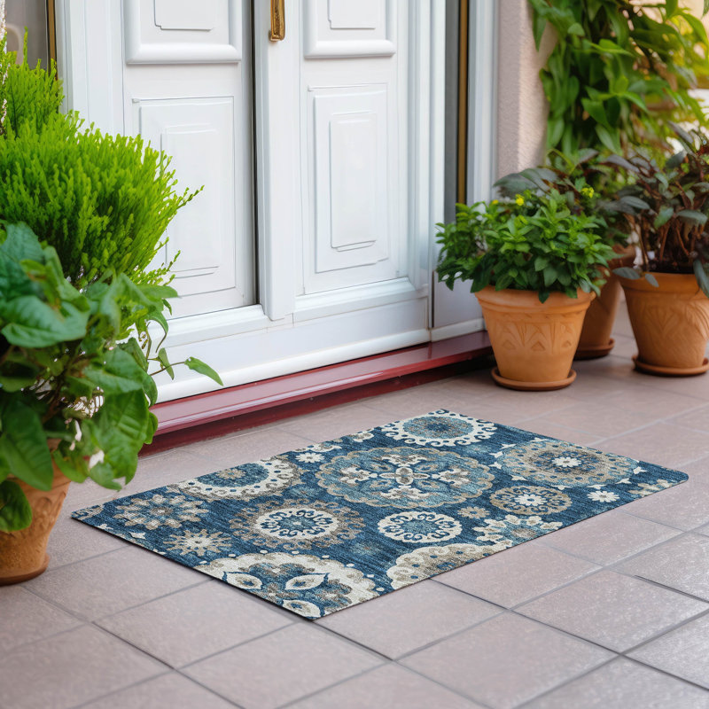  Tapis d'entrée / extérieur antidérapant Ferrand, Rectangle 1 pi 8 po x 2 pi 6 po