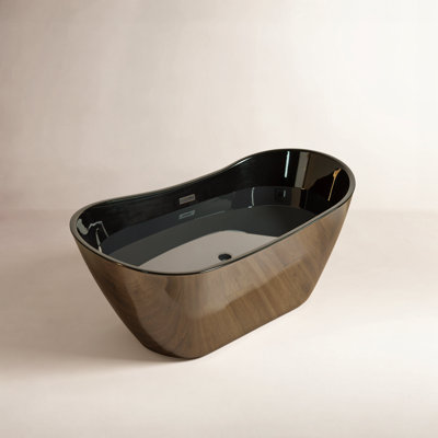 67'' x 32'' Freestanding Soaking Acrylic Bathtub