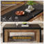 Table basse 47,2 "rectangulaire pour le salon, table centrale deux tons
