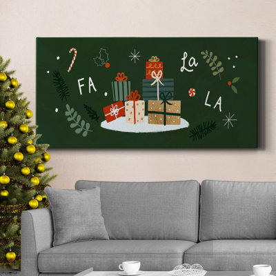 Toile tendue avec châssis de la collection Little St. Nick - prêt à accrocher
