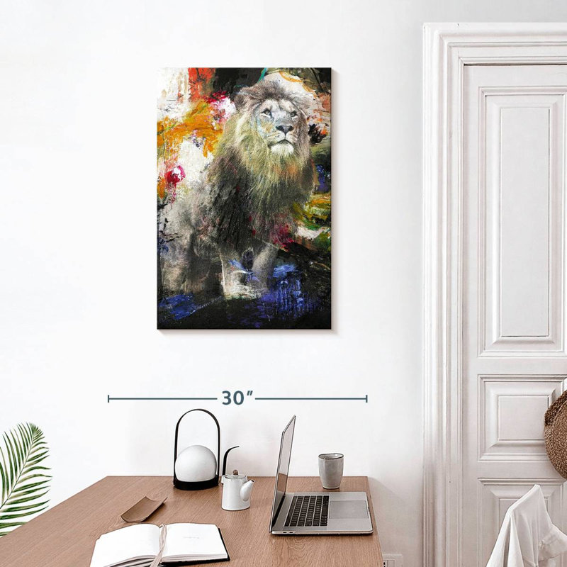 Brampt Glorious Lion, 30" H x 20" W