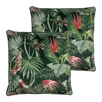 Floral Square Throw Cushion