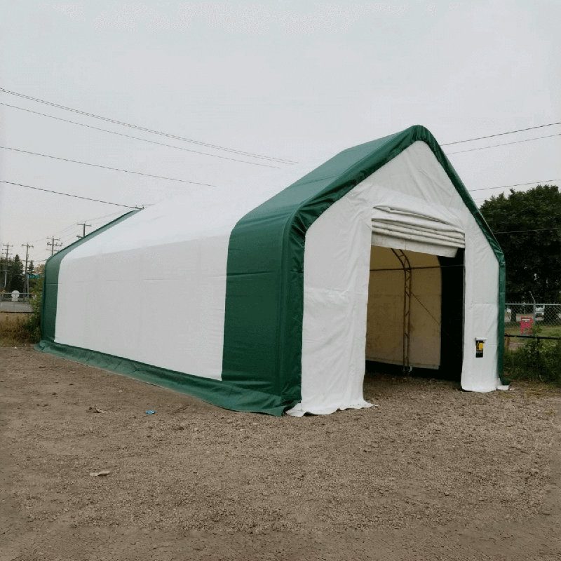 20 pi L 33 pi. D Abri de rangement double en PVC 22 oz