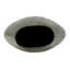 Vase ovale en aluminium