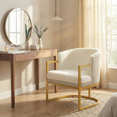 Chaise d'appoint rembourrée Ophelis