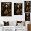 Boho Latina Woman Harmony II - Portrait, reproduction d'art sur toile-2043673113-2043673112
