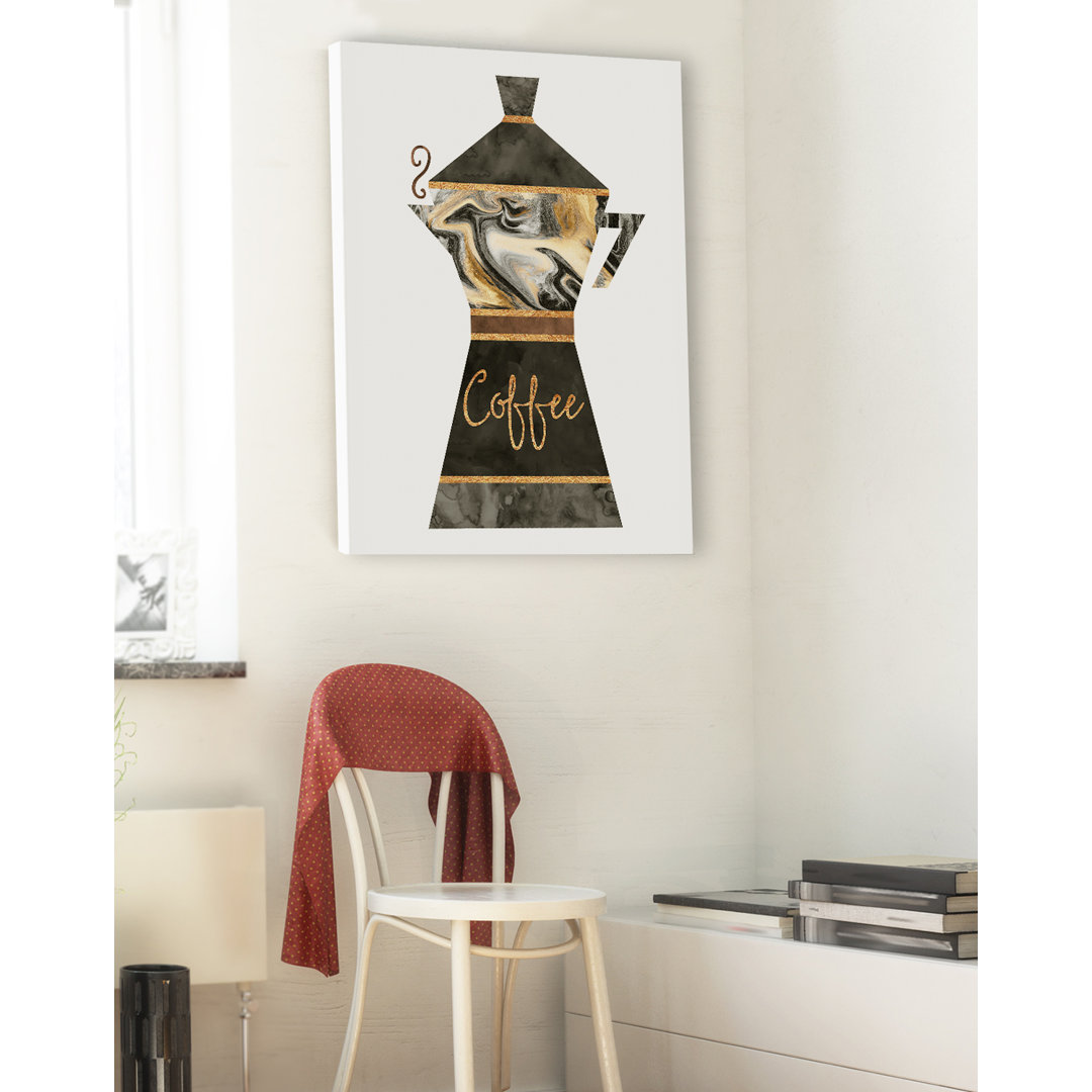 „Coffe“ Bild auf Leinwand aus der Elisabeth Fredriksson-Kollektion