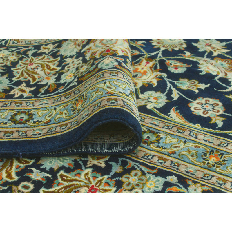 Fulvio One-of-a-Kind 9'10" X 13'5" 2022 Wool Area Rug Navy