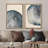 Tree Ring "Navy Blue Wood Stump Artwork, Simple Modern Rustic Wall Pictures, Framed Canvas Giclee Print 2 Pieces Wall Art Set" 16x24x2 pcs, 24x36x2 pcs-91068942-91068943-119385138