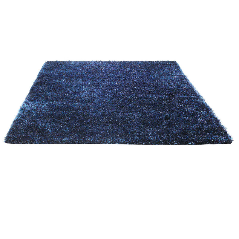 New Glamour Hand Tufted Blue Rug, Rectangle 120 x 180cm