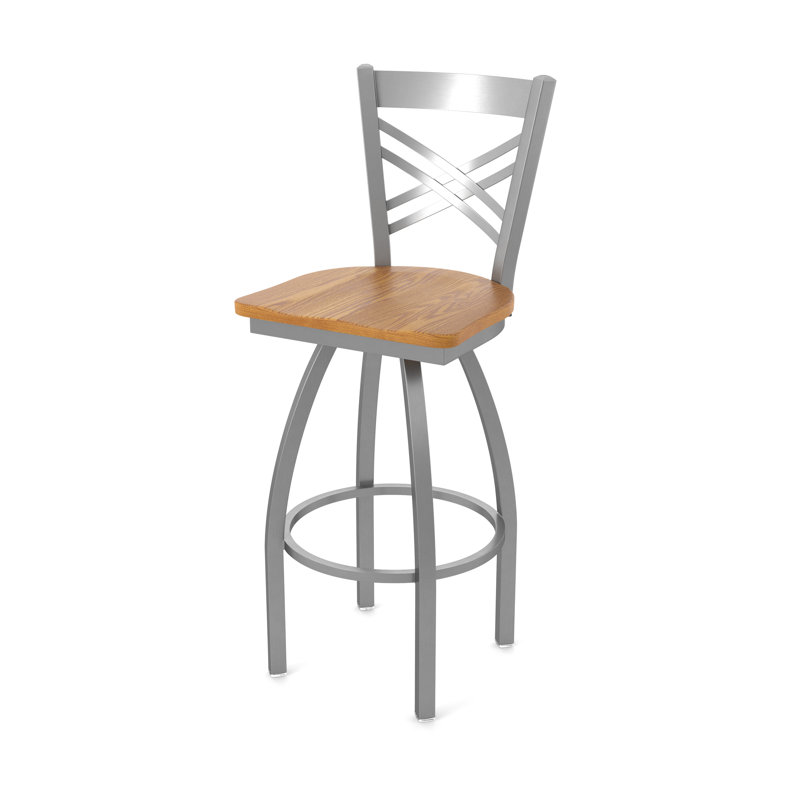 Tabouret tournant 820 Catalina, Bois - chêne moyen, Très grand (siège d'une hauteur de 36 po)