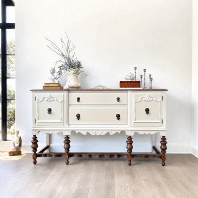 Retro Elegant Multifunctional Console Table