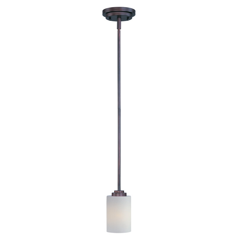 Luminaire suspendu unique à 1 lumière Deven, Laiton satiné