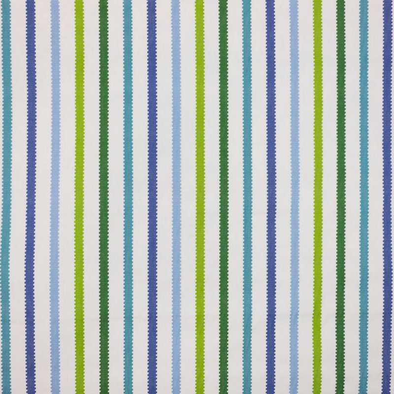 Picarelli Stripe 100% Cotton Fabric, Isle Water