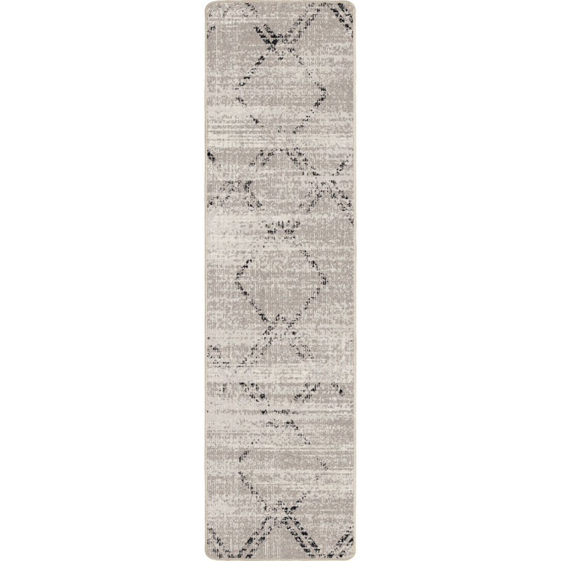 Tapis à motif géométrique Res Resence, Tapis de couloir 2 pi 1 po x 7 pi 8 po