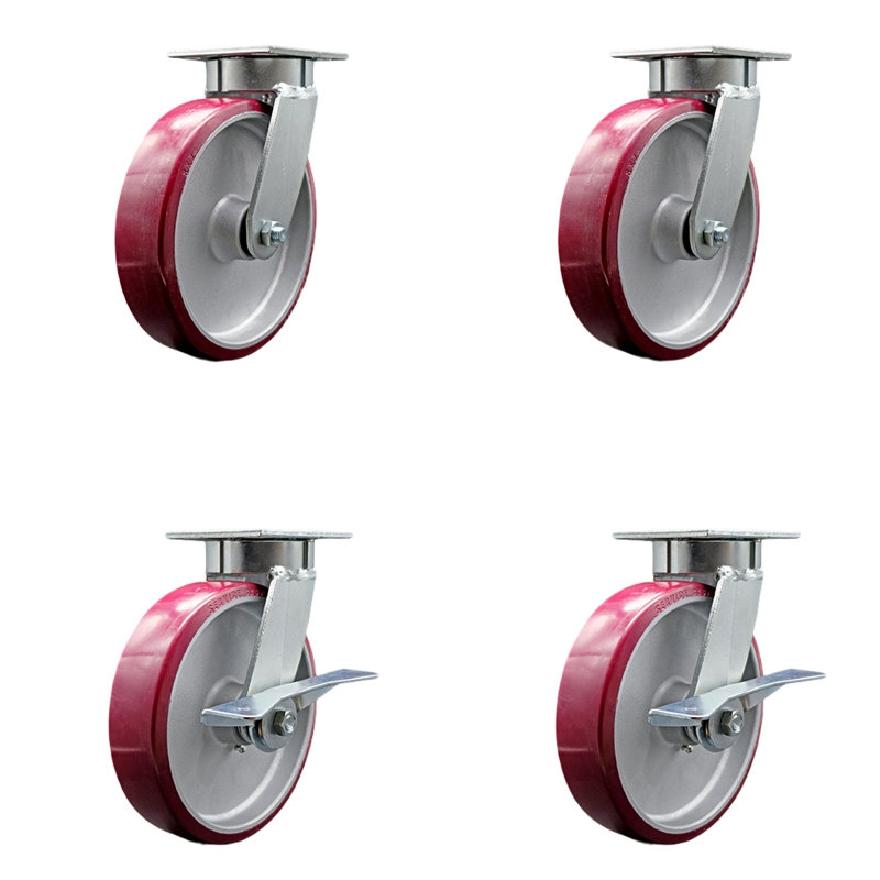 Kingpinless Swivel Caster