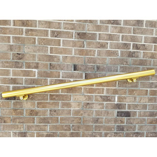 72" Anodized Handrail Aluminum Stainless Steel Look