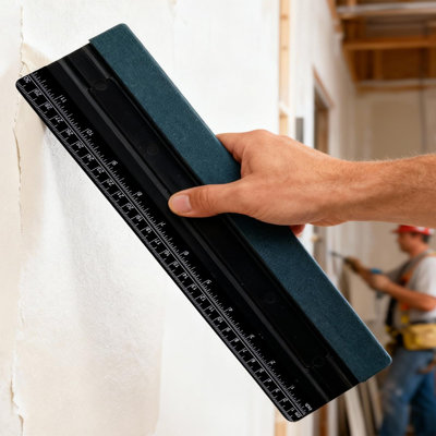 Wallpaper Smoothing Tool Kit, Professional Application Tools with Measuring Squeegee, Wallpaper Brush and Seam Roller for Peel and Stick Wallpaper and Contact Paper Installation