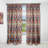 Geometric Curtain Panel, Circles Triangles Pattern Blackout Decor - Circles and Triangles-76376029