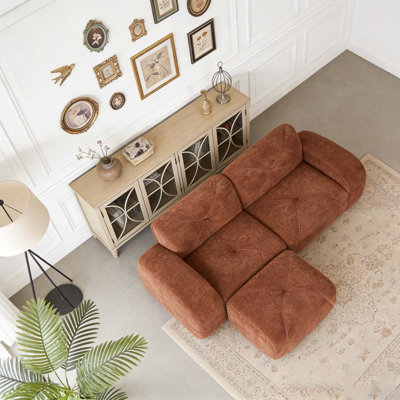 Velvet Fabric Sofa