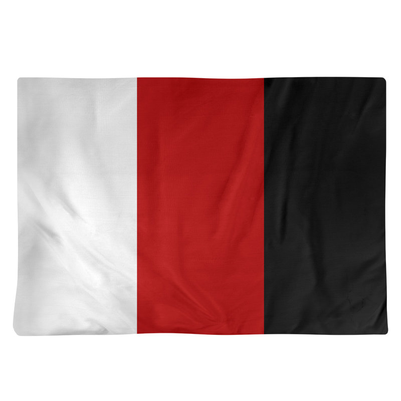 Récapitulatif de 18 po Ohio Football Nut, Milieu écarlate / noir, Polyester sergé