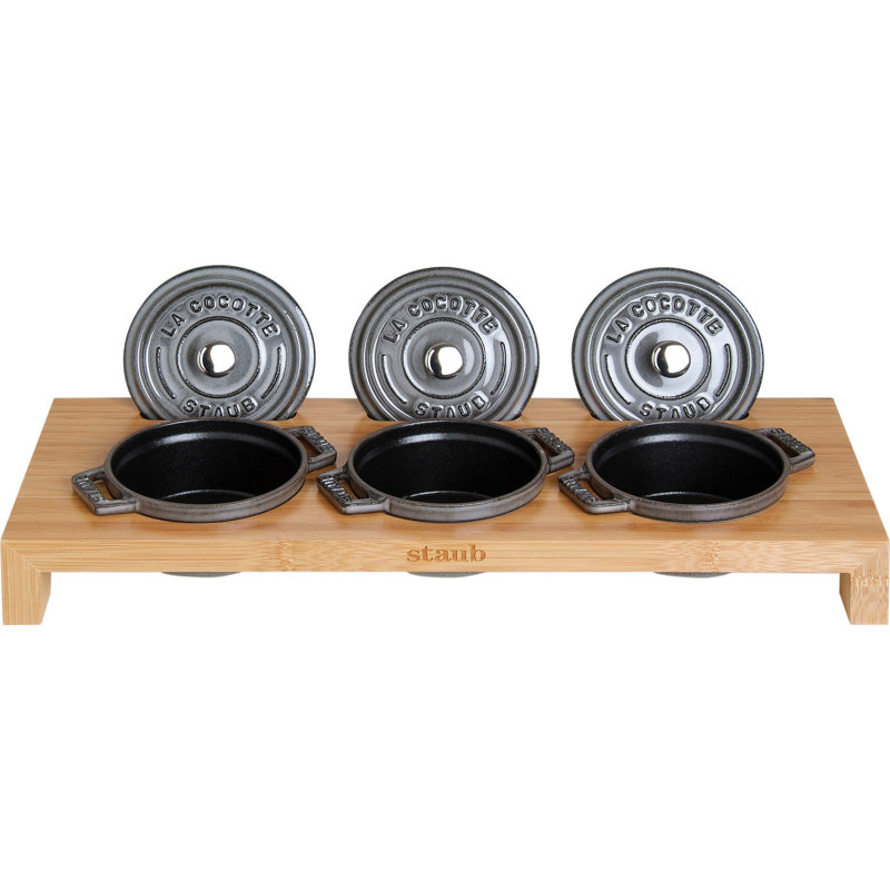STAUB Mini Cocotte Trivet, Bamboo