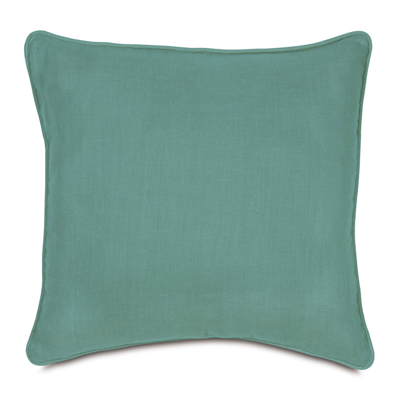 Resort Linen Program Linen Euro Pillow Cover & Insert, Aqua