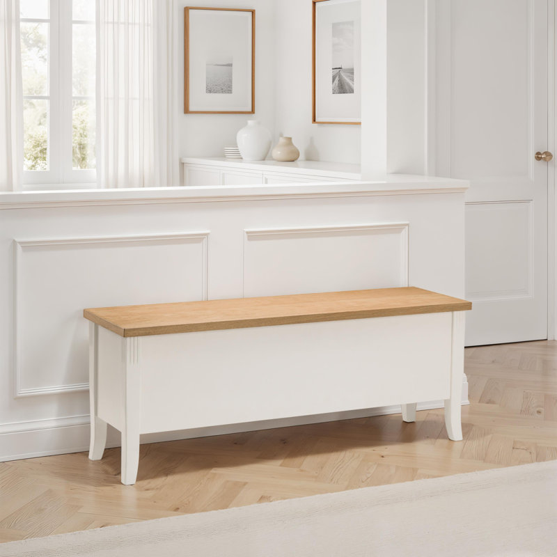 Conklin Upholstered Bench with Flip Top