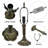 13''H Tiffany Style Table Lamp, Stained Glass Table Lamp