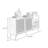 Modern Brown Solid Wood Sideboard