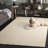 Metie Natural Fiber Hand Tufted Jute Cotton Solid Color Rug in Ivory-972855061