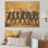 African Zulu Dance I - Tribal africain sur bois