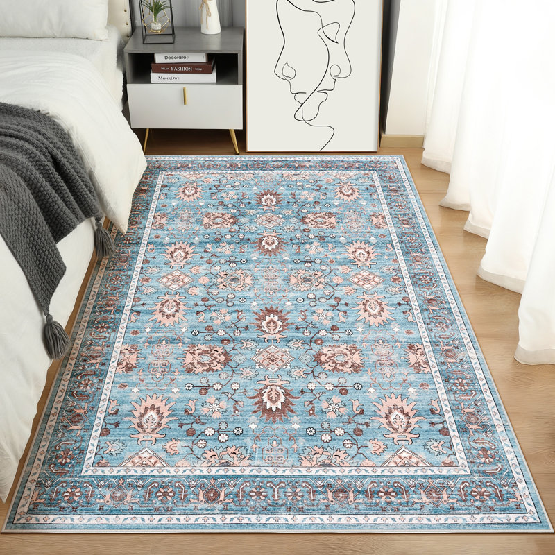 Tapis de salle à manger Garvee, Rectangle 5 pi x 7 pi
