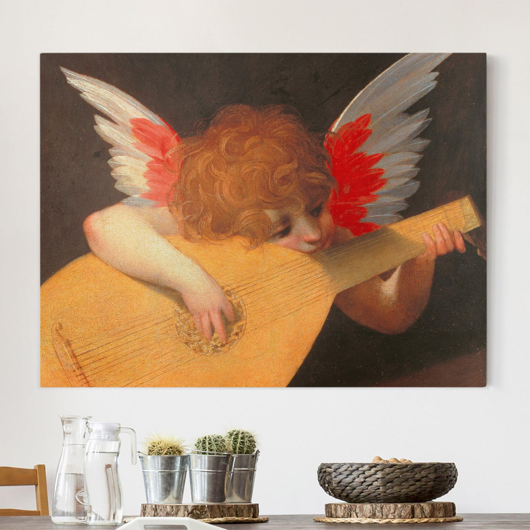 Leinwandbild Musizierender Engel von Rosso Fiorentino