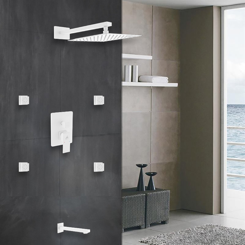 Système de douche complet Aqua Piazza avec valve brute
