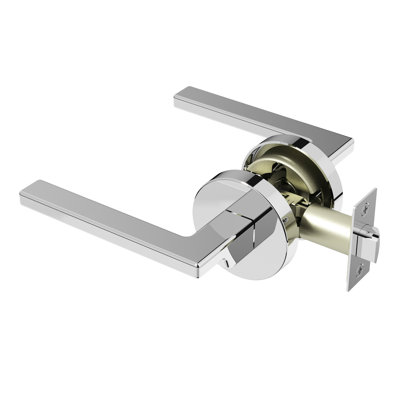 Dune Passage Door Lever Modern Concealed Design For (Hall & Closet) – Sleek Minimalist Style in Chrome