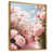 Toile avec cadre flottant or