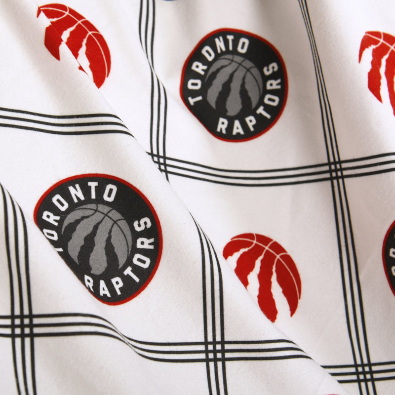 Ensemble de draps en microfibre Toronto Raptors, Simple