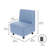 Kid Comfort Collective Modular Chair - Powder Blue-124164559