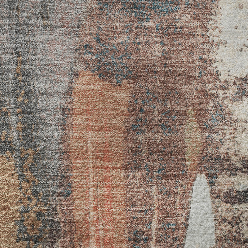 Premium Machine Washable Mouton Abstract Rug, Rectangle 5' x 7'6"