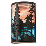 Rustic Lodge 2 - Light Flush Mounted Sconce
