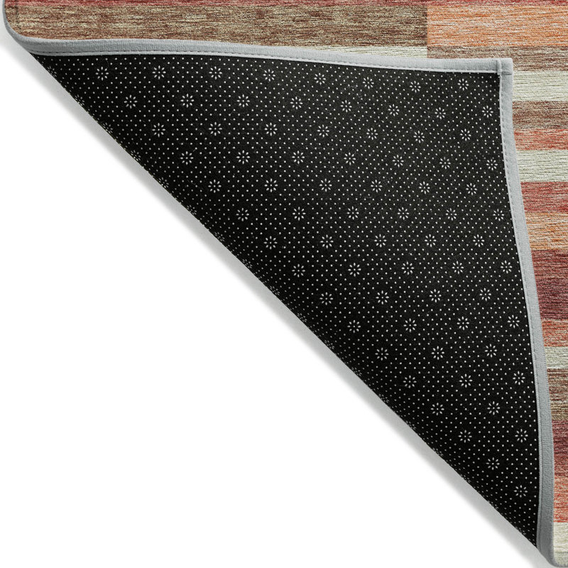 Malchow Washable Striped Indoor / Outdoor Rug, Rectangle 9' x 12'