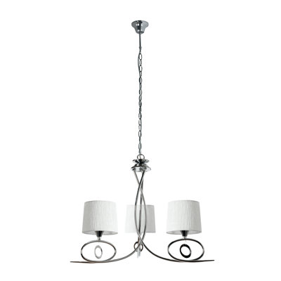 Buckland 3 - Light Shaded Chandelier