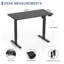 Bureau électrique debout autoportant 120 x 60 cm à hauteur réglable avec moteur silencieux, préréglages de mémoire, structure en acier robuste, plateau imperméable - blanc-1200057531