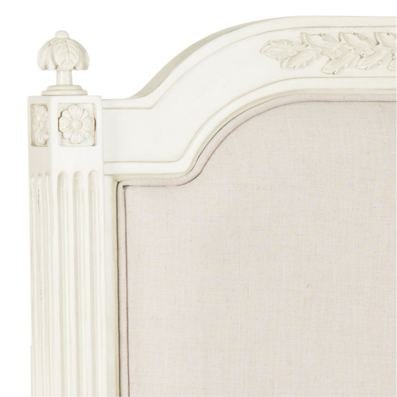 Arine Upholstered Headboard, Antique Beige/Taupe, Queen