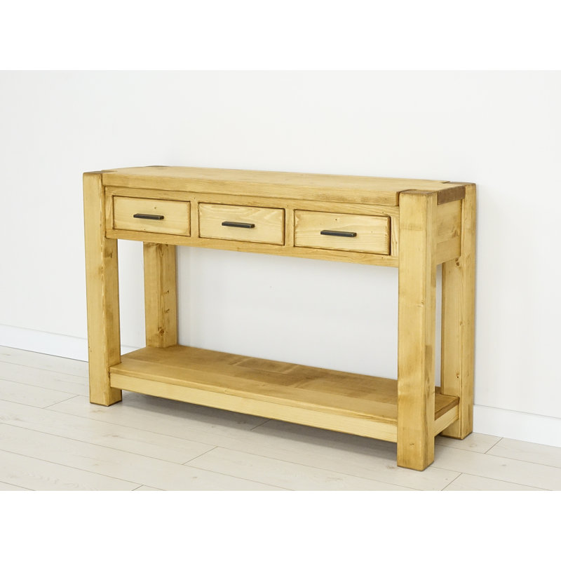 Mccue 119cm Solid Wood Console Table